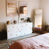 QUCHENG Calcomanías de pared bohemias para dormitorio niñas
