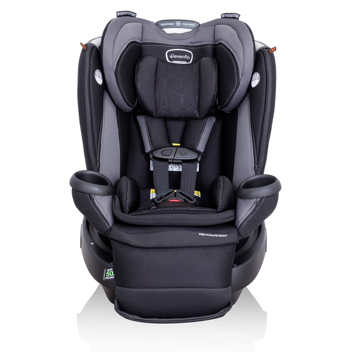 Evenflo Asiento giratorio todo en uno para automóvil  funda