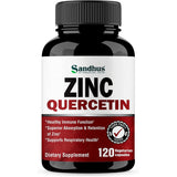 Suplemento Quercetina de zinc 120 cápsulas vegetarianas