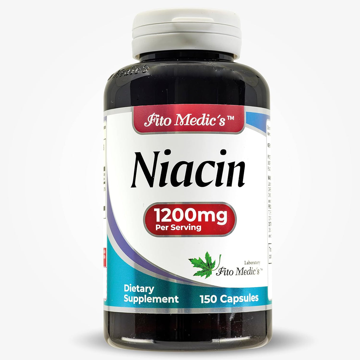 Suplemento Niacina - Vitamina B3 - 1200 mg  150 cáp
