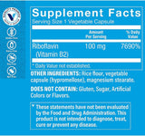 Suplemento de Vitamina B2 (Riboflavina) 100mg, The Vitamin Shoppe