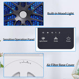 Purificadores de aire para dormitorio de aromaterapia negro