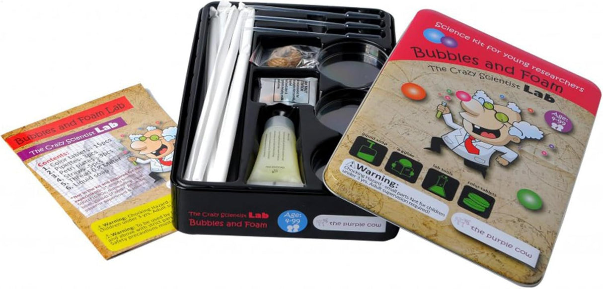 Kit de Ciencia Bubbles y Espuma - Purple Cow, 5522024