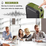 Amplificador de Voz Portátil 18W Micrófono Batería 4400mAh