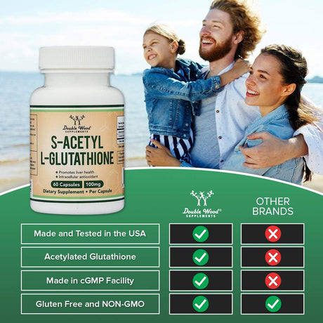 Suplementos Alimenticios L-glutatión 100 mg