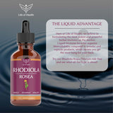 Suplemento Rhodiola Rosea Tintura apoyo cerebral 1 oz