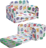Silla plegable de felpa suave que brilla en la oscuridad