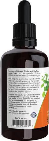 Suplemento herbal líquido con extracto de propóleos y gotero