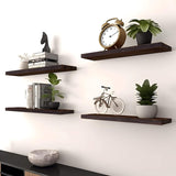 Estantes Flotantes de Madera PHPH, 6 Piezas, 17 Pulgadas
