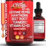 Suplemento Nutra Cayenne + Berry, D3 K2, Cúrcuma, Ginseng, Berberina