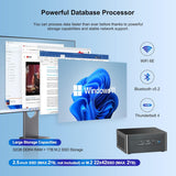 Computadora de escritorio 2 x Thunderbolt 4 Intel nuc Wi-Fi