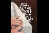 Adhesivo decorativo para pared (23.0 x 12.0 in),color negro