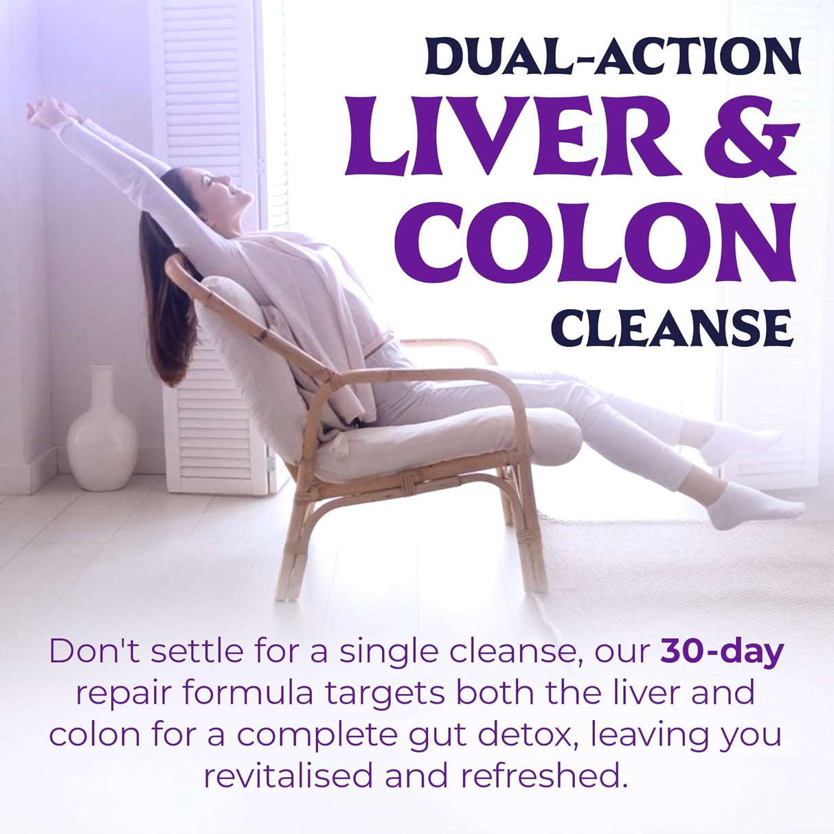 Suplementos Limpieza de hígado y colon de 30 días Nutreb