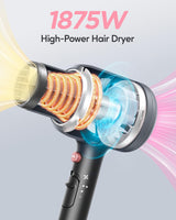 Secador de pelo profesional potente flujo de aire de 1875 W