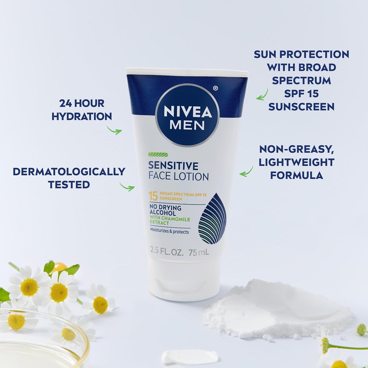 Loción facial sensible con SPF 15 NIVEA