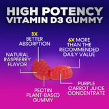 Gomas de Vitamina D3 Extra Fuerte 5000 IU - Suplemento 120 Uds