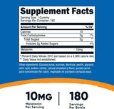 Nutricost Sleep 10 mg 180 gomitas 90 porc  sabor a fresa