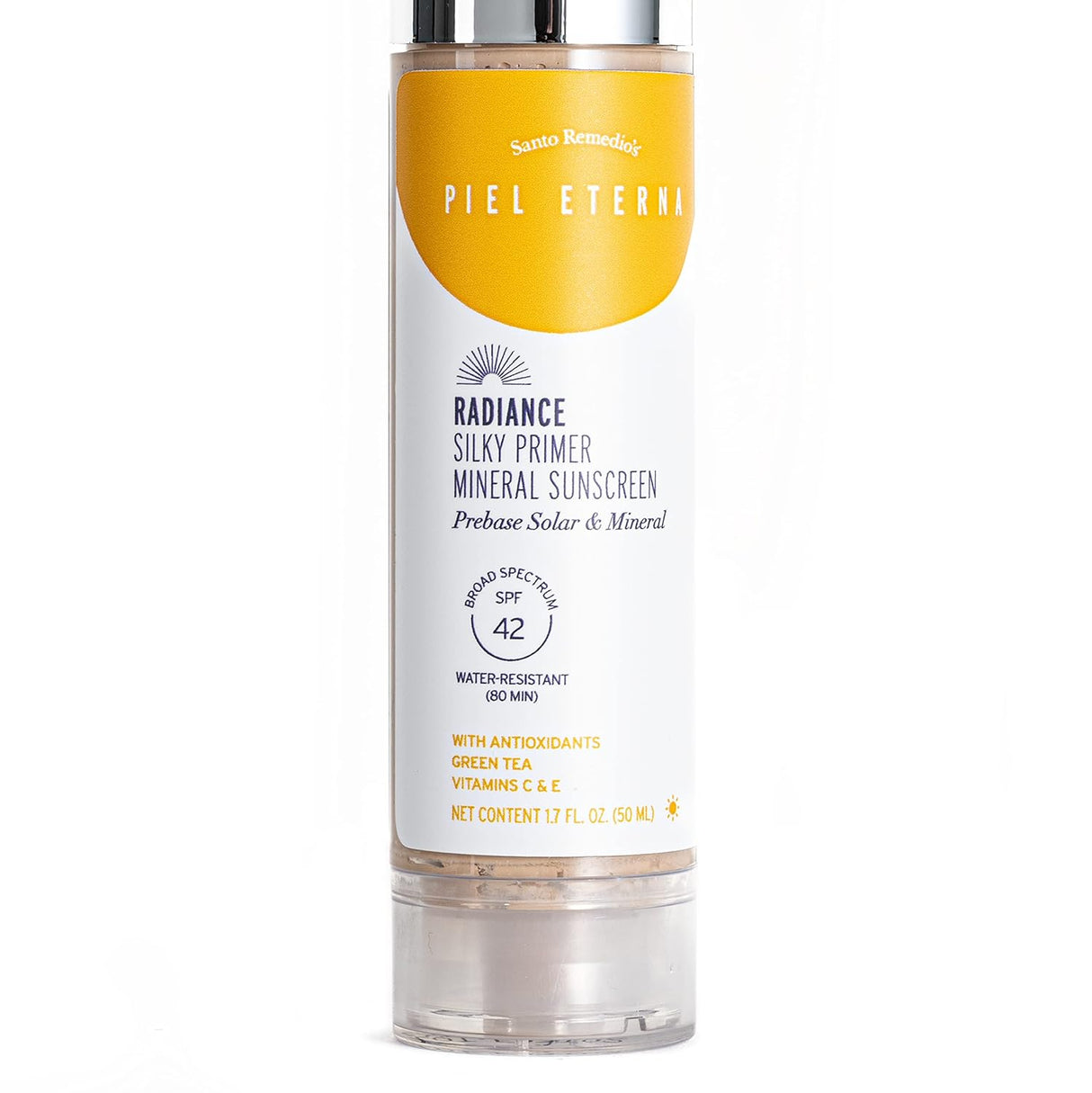 Protector solar mineral sedoso SPF 42 Santo Remedio