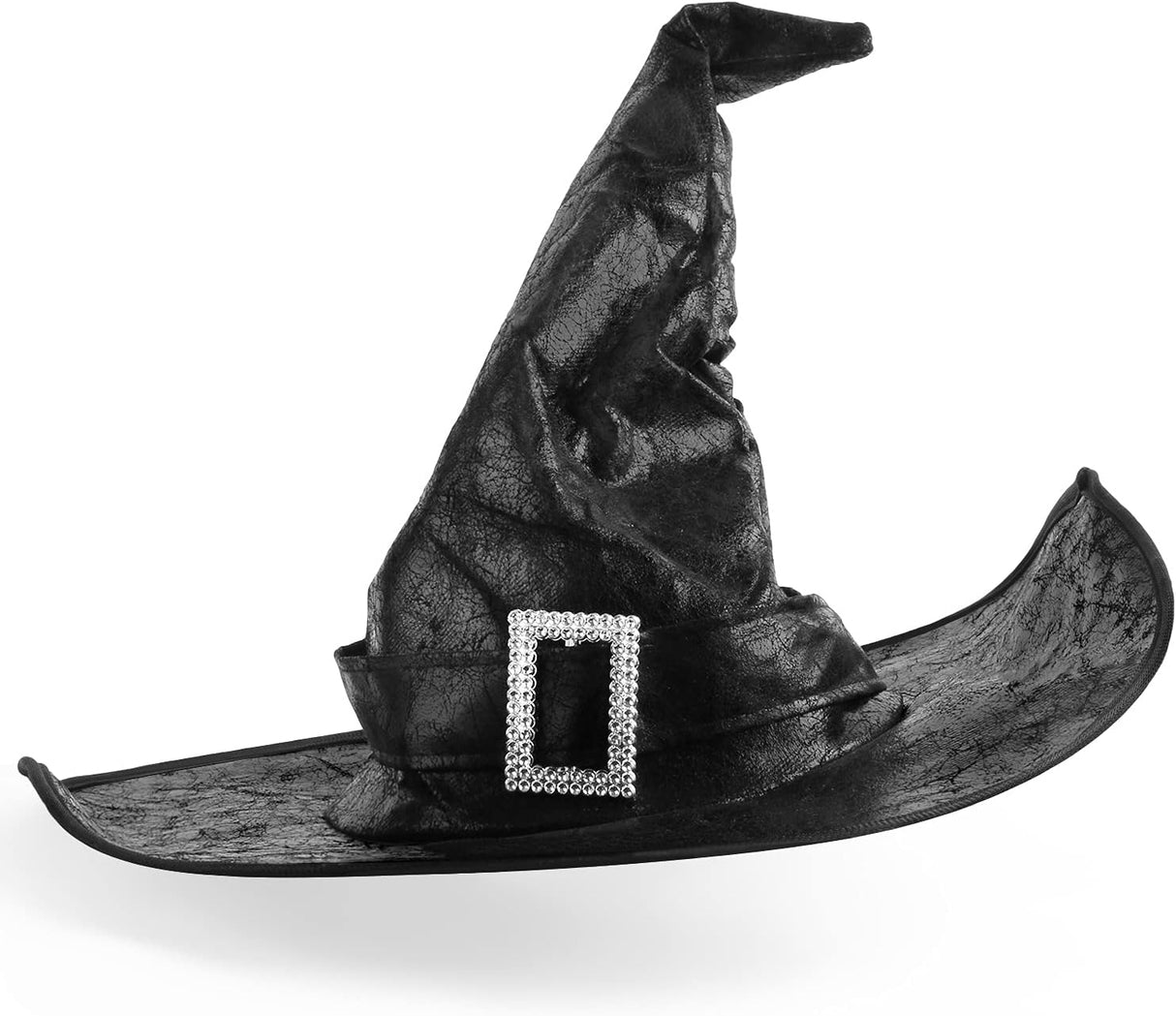 Sombrero de Bruja Srnede, Ancho, Punto, Accesorio de Fiesta