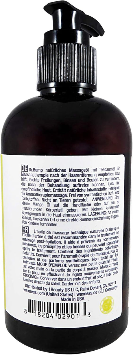 Aceite de masaje botánico con árbol de té  Waxness