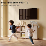 Soporte de TV Nuyoah, fijo y bajo perfil, VESA 200x200mm