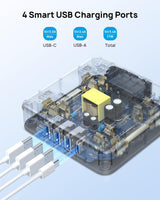 TROND Regleta de alimentación , cable de extensión de 5 pies