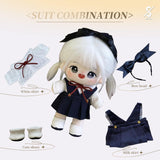 Muñeca de peluche 20cm - Juguete Kawaii con esqueleto articulado