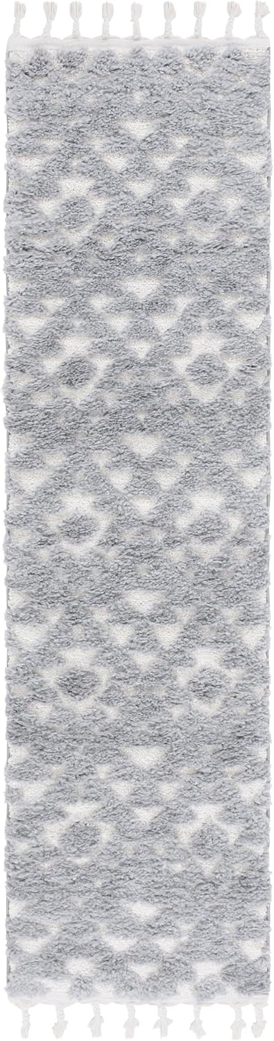 Alfombra Runner de Shag Marroquí, 2 pulgadas de grosor, MTS688G-28