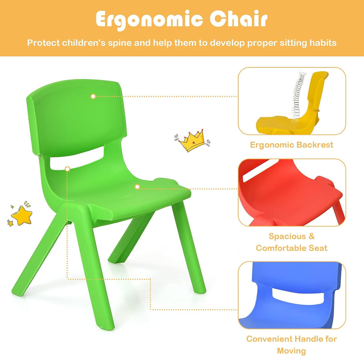 Juego de actividades de plástico para aprender y jugar