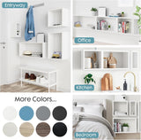 Estantería Flotante Kaboon, Set de 4 Cubos, Grande, Uso Comercial
