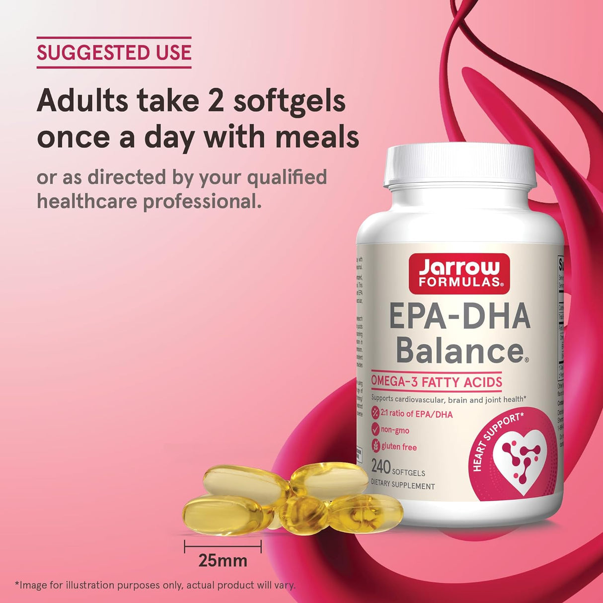 EPA-DHA Equilibrio Tapas Inodoras, Mejora Cerebral 240 Cáp