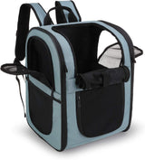 Mochila para transportat gatos azul