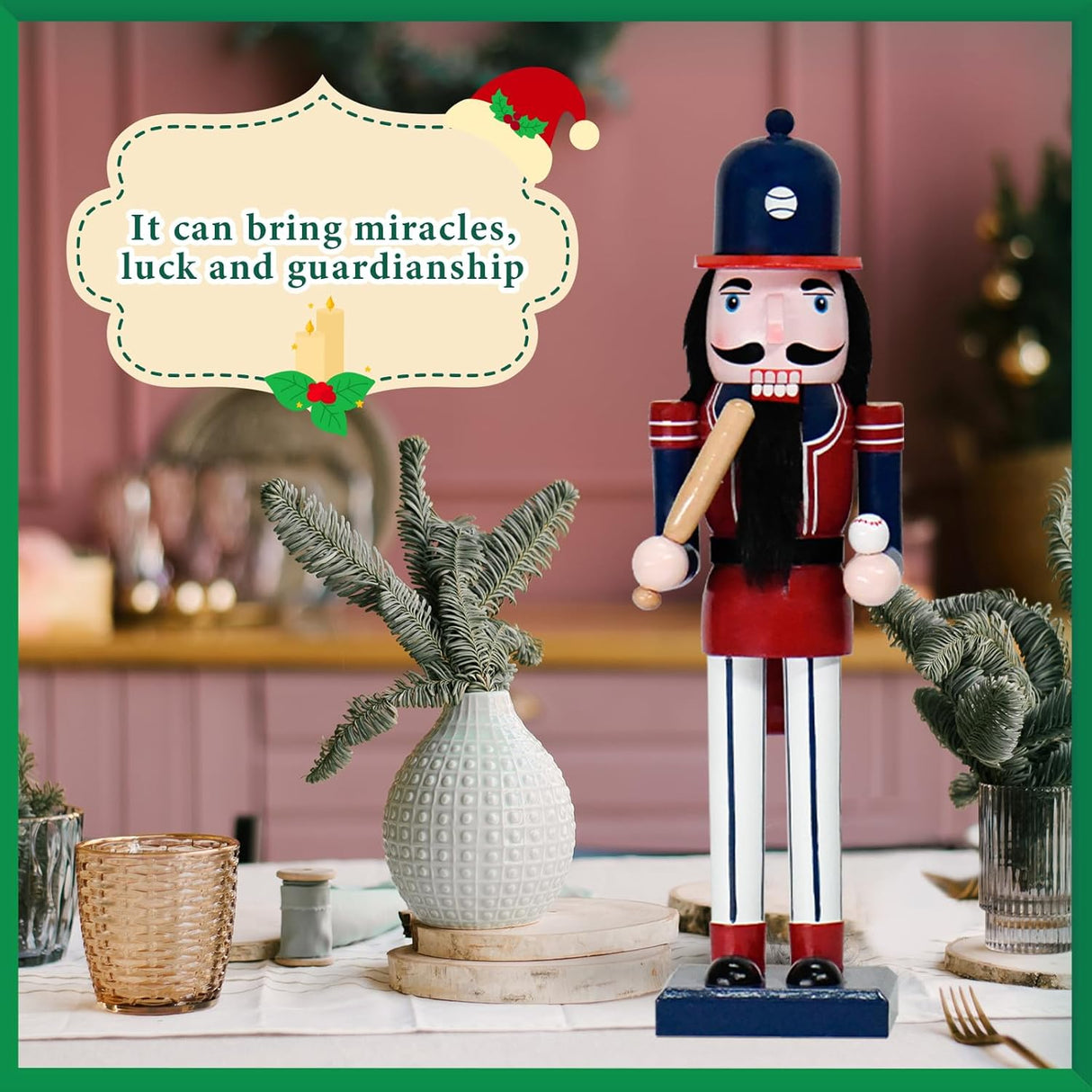 Figuras de madera de Navidad - 14 decoraciones artesanales