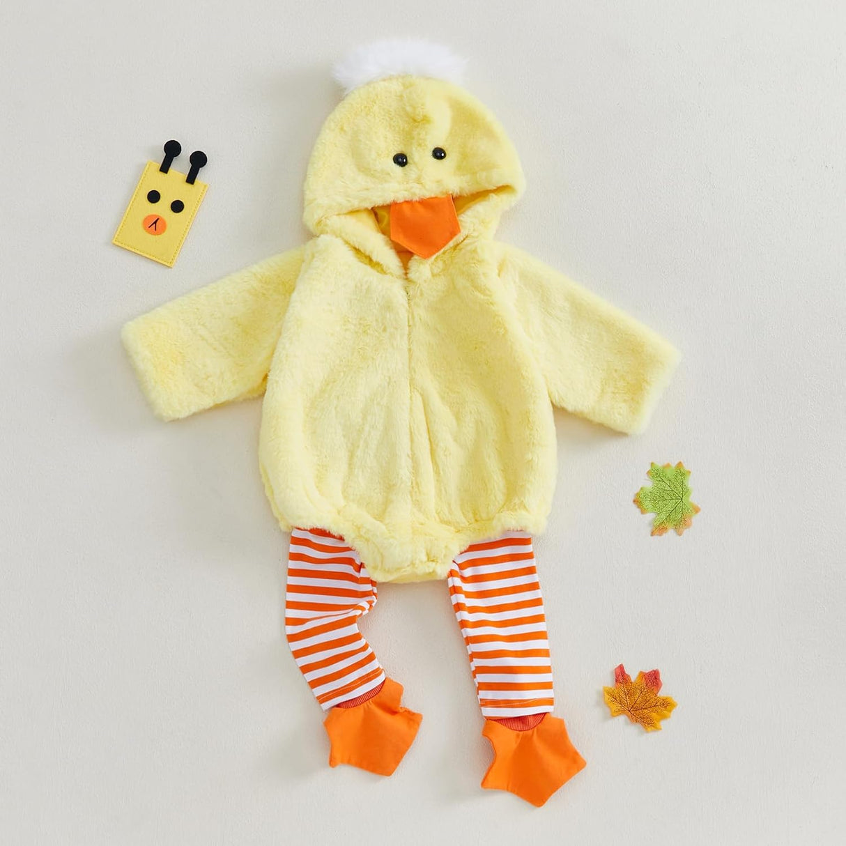 Disfraz Halloween Bebé Twopumpkin, Romper y Leggings a Rayas