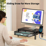 Soporte Monitor Zimilar Ajustable con Cajón y Soporte Móvil