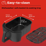 Freidora de Aire Instant Vortex Slim XL 6QT, 100+ recetas, silenciosa