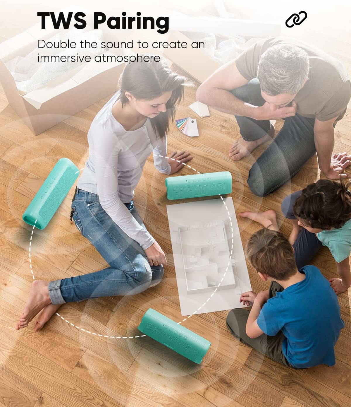 Altavoz Bluetooth con hasta 24 horas de reproducción