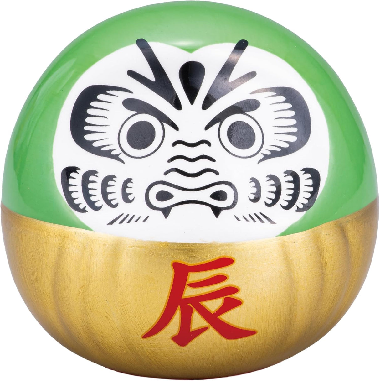 Muñeco Daruma Dragón Japonés 3.15 x 3.15 x 2.75 Decoración Feng Shui