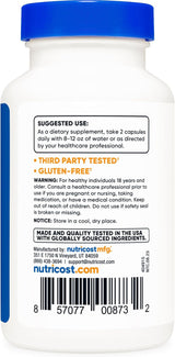 Suplemento Nutricost Cápsulas de raíz de valeriana 1000 mg