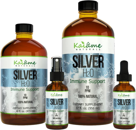 Solución de plata coloidal, 10 PPM de 4 onzas