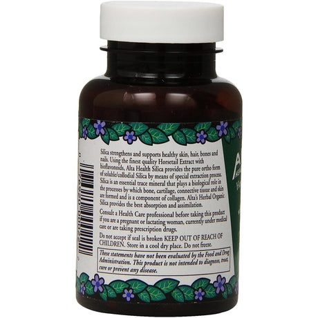Suplementos silicona herbal con bioflavonoides  120 unidades