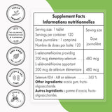 Suplemento selenio  L-Selenometionina 200mcg por día