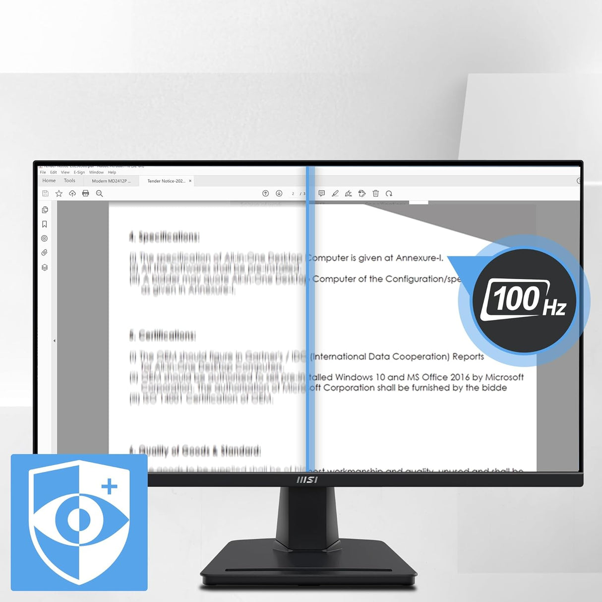 Monitor MSI PRO MP275Q 27 WQHD, 100Hz, Pantalla IPS