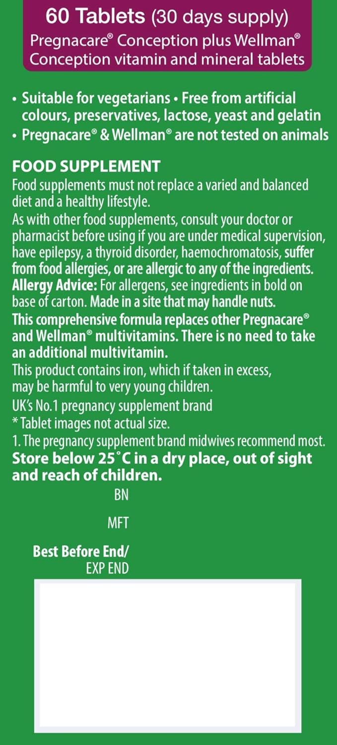Pregnacare - Concepción para él y para ella Vitabiotics