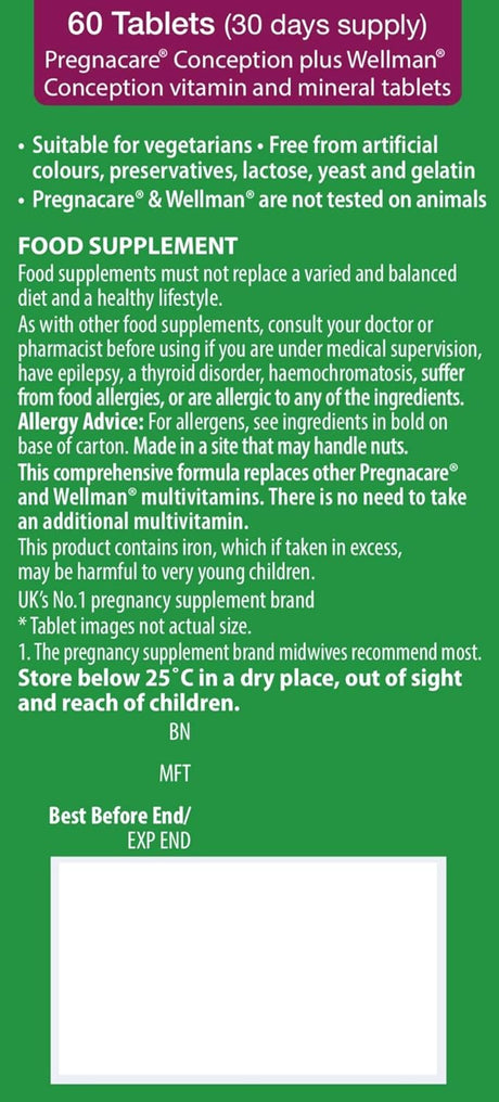 Pregnacare - Concepción para él y para ella Vitabiotics
