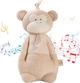 Juguete de peluche COTTONEBEBE, música de cuna, mono