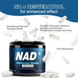 Suplemento NAD+ 1000mg - Nicotinamida Ribosida y Resveratrol