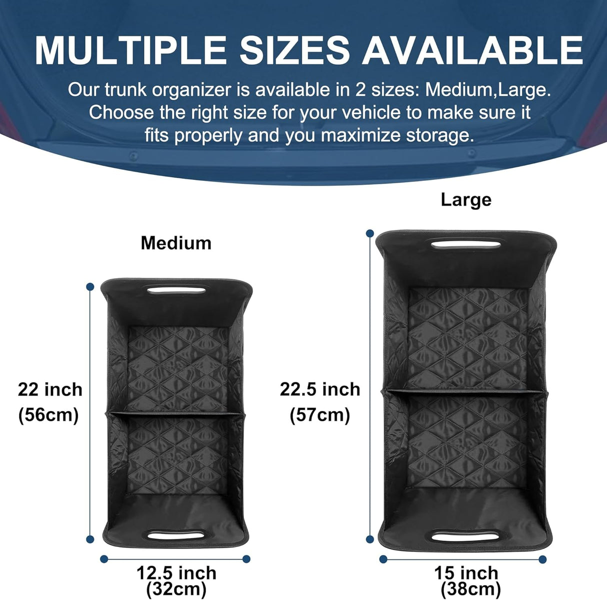 Organizador de Maletero Deosk, 6 Bolsillos, 50L, Plegable