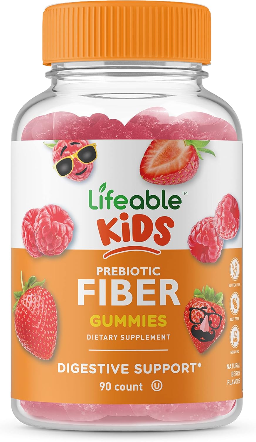 Suplemento de fibra prebiótica para niños Lifeable