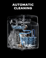 Máquina de Hielo Silonn, 33lbs/24H, Auto-limpieza, Countertop